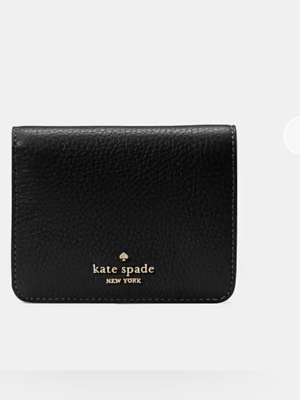 Kate Spat Lena Small Bifold Wallet.new no tag color baby blue
